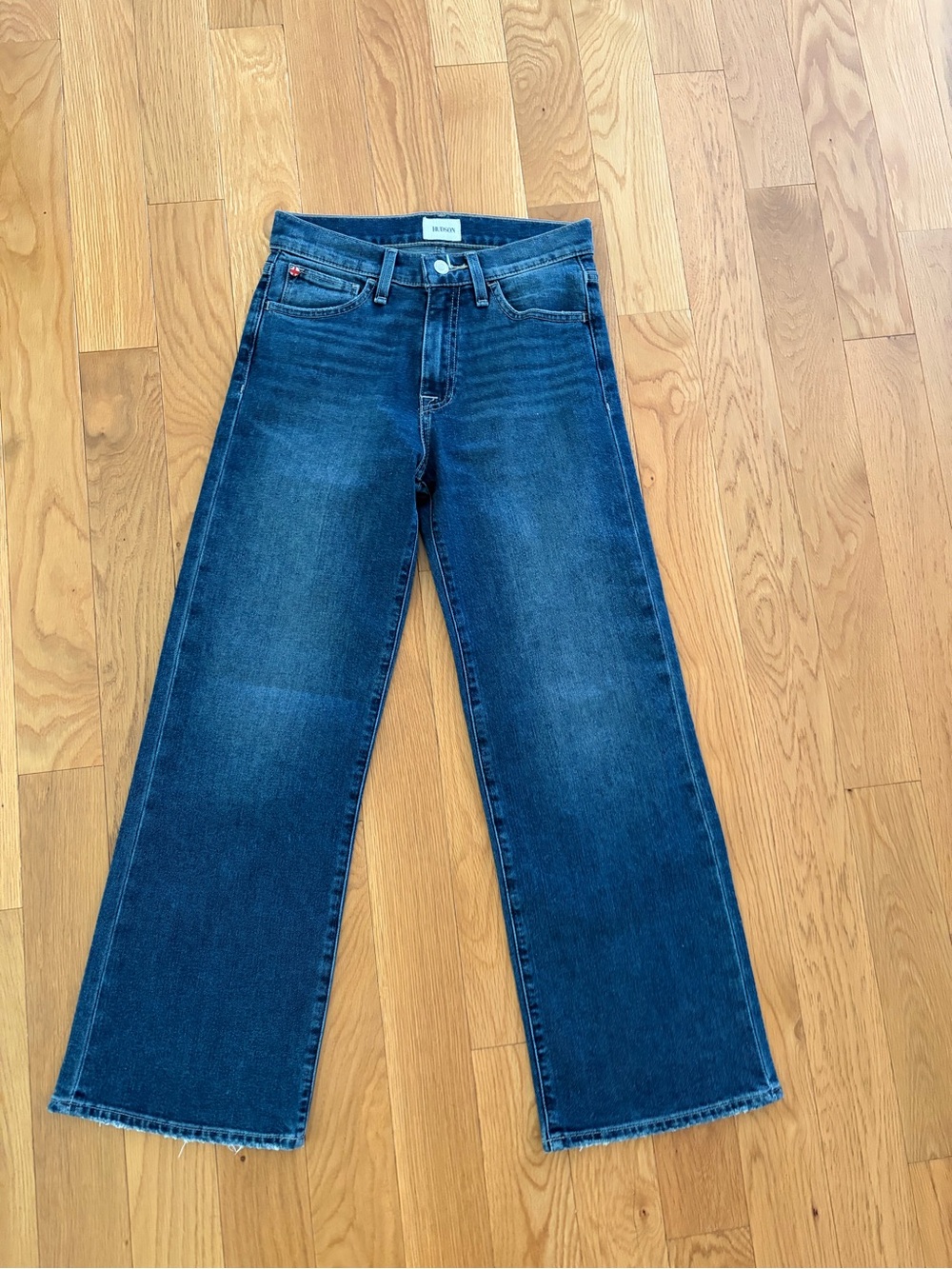 Hudson Jeans Women's Straight Leg Dark Blue Denim
